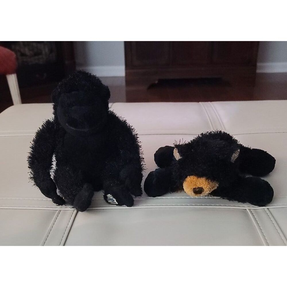 Ganz Webkinz Lil Kinz Black Bear and Lil Kinz Gorilla
